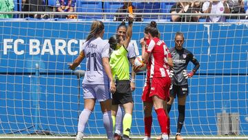 15/05/22 PARTIDO FUTBOL FEMENINO
LIGA IBERDROLA
BARCELONA FEMENINO ATLETICO DE MADRID FEMENINO
Arantza Gallastegui (a) Colegiada Euskalduna
Von Dongen (5) Atletico de Madrid Femenino