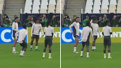 Bellingham and Vinicius share laughs in Real Madrid training before Intercontinental Cup Final