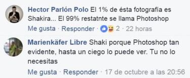 Shakira, acusada por sus fans de pasarse con el Photoshop