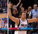 Vean la gesta de Doncic a falta de 3' y 8 puntos abajo