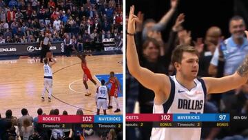 Vean la gesta de Doncic a falta de 3' y 8 puntos abajo