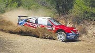 <b>CON GANAS. </b>Carlos Sainz empezó ayer con fuerza en la superespecial del rally turco.