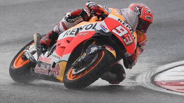 Márquez en Sepang.