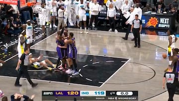 La canasta de LeBron para ganar en el último segundo: inmediatamente buscó a Doncic