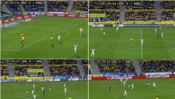 Bale: 25 segundos arreglandose el 'moño' ante Las Palmas