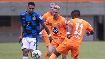 Envigado derrota a Chicó en su regreso a primera división