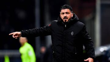 Gattuso, entrenador del Milan