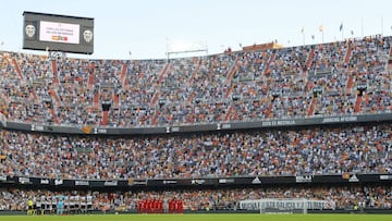 Panorámica de Mestalla.