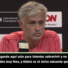 Mourinho: "No tenemos delanteros ni extremos: sólo a Alexis"
