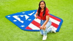 Charlyn Corral: "El estilo del Atlético de Madrid va conmigo"