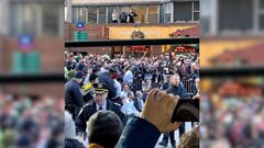 Activistas palestinos interrumpen el desfile de Macy’s