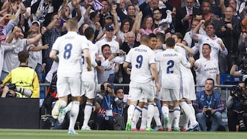 El baño del Madrid en cifras: más disparos, posesión, pases...