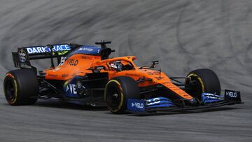 Carlos Sainz (McLaren MCL35). Barcelona, España. F1 2020.