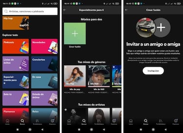 Cómo crear una lista de fusión en Spotify con un amigo al que le gusta tu música
