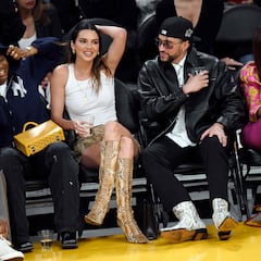 Kendall Jenner and Bad Bunny spotted courtside at Lakers playoff game