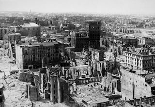 Ciudades que fueron arrasadas en la II Guerra Mundial: Berlín, Londres, Stalingrado...