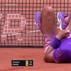 El golpazo de Nadal que dejó en silencio la pista: vean lo que hizo Zverev