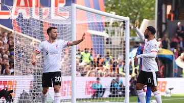 Diogo Jota’s eighth-minute striker was enough for Liverpool to take all three points from Selhurst Park and stay top of the table.