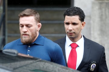 Las imágenes de la detención de McGregor