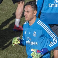 Keylor se une al grupo y podría jugar el jueves ante el Girona