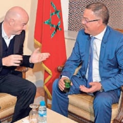 Infantino, en Marrakech, con el Mundial íbero-marroquí