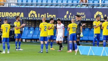 El Cádiz, en LaLiga Santander con un once de Segunda