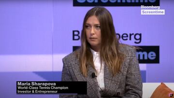 Maria Sharapova, en Bloomberg TV.