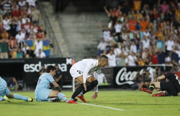 Rodrigo empató el partido. 1-1.