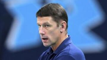 Sergei Ovchinnikov durante los Juegos Olímpicos.