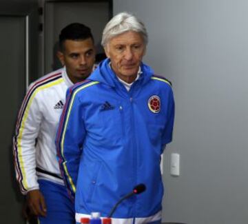 Pékerman y Cardona atendieron a los medios colombianos y argentinos previo al partido de cuartos de final de la Copa América