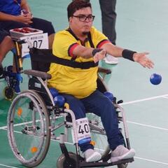 Euclides Grisales consigue diploma paralímpico en Boccia