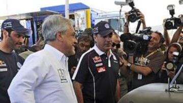 Sainz con Piñera