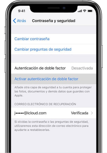 Consejos iPhone: activar la Autenticación de Doble Factor