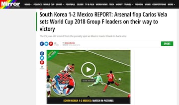 El mundo reconoce al Tri: Así ve prensa internacional triunfo sobre Corea