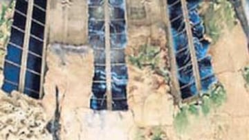 <b>AMIGOS. </b>Nadal y Federer posan en la Catedral de Mallorca.