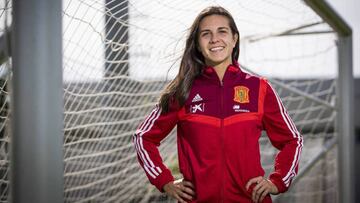 Marta Cardona con la Selecci&oacute;n Espa&ntilde;ola.