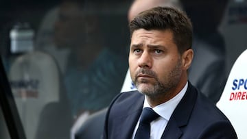 NEWCASTLE UPON TYNE, ENGLAND - AUGUST 11:  Mauricio Pochettino, Manager of Tottenham Hotspur looks on prior to the Premier League match between Newcastle United and Tottenham Hotspur at St. James Park on August 11, 2018 in Newcastle upon Tyne, United King