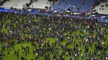 Estadio de Saint-Denis el día de los atentados de París