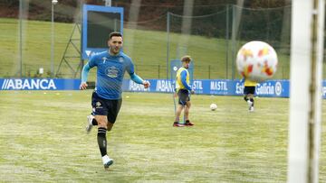 Entrenamiento Deportivo de La Coruña. Lucas Pérez