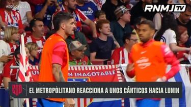 Movistar desvela un grito a Lunin de la grada del Metropolitano