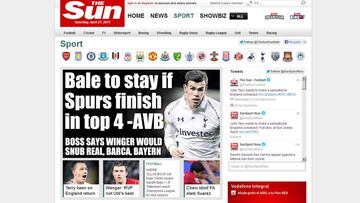 Portadas de la prensa extranjera