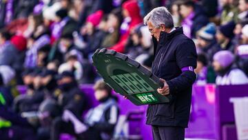 Paco Santamaría Uzqueda, en un partido en Zorrilla.