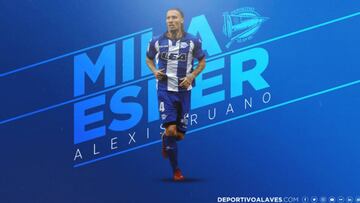 El Alavés hace oficial que no renovará a Alexis Ruano