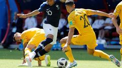 Telstar 18 bursts during France vs Australia