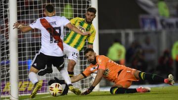 Borré marca en el triunfo de River ante Aldosivi en Copa