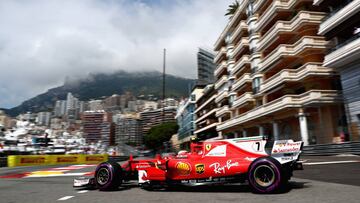 Kimi Raikkonen en Mónaco.
