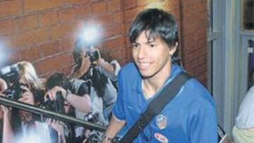 <b>MÁS FINO. </b>Aguirre ha reconocido que Agüero está más delgado que cuando llegó, hace cinco meses.