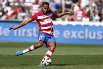 Penalti lanzado por El Arabi (Granada CF) que supuso el 2-0