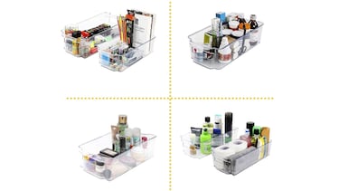 Guarda todo lo que se te ocurra en estos organizadores de cajones y armarios, aptos para la cocina, el baño o el garaje