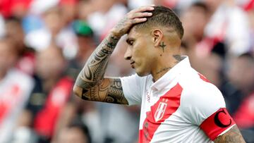 Soccer Football - Copa America Brazil 2019 - Group A - Peru v Brazil - Arena Corinthians, Sao Paulo, Brazil - June 22, 2019   Peru&#039;s Paolo Guerrero reacts  REUTERS/Henry Romero